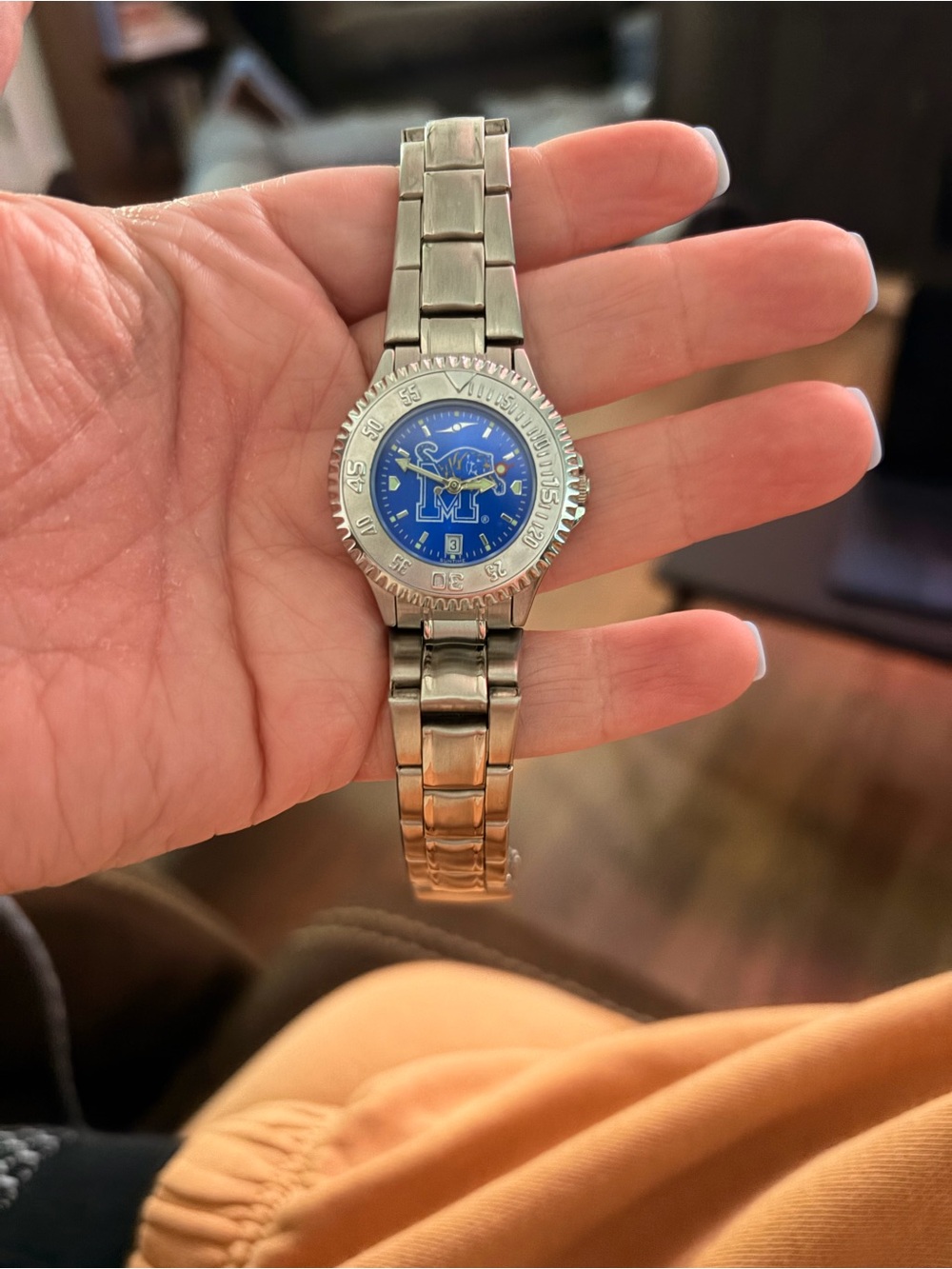 Women's Memphis Tigers Stainless Steel Watch